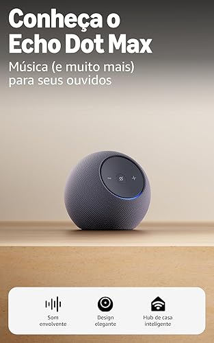 Amazon Echo Dot Max com tela e Alexa